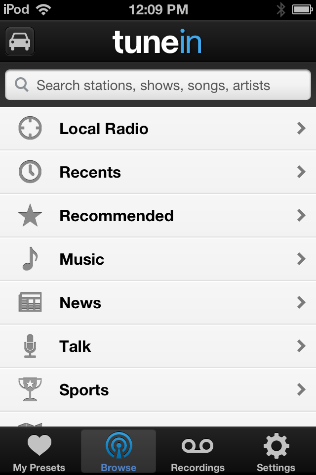 TuneIn Radio Pro : Listen to live music, news, talk, sports, and podcasts from around the world iPhone
